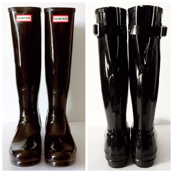 Hunter Original Gloss Adjustable Boots - Picture 2 of 9